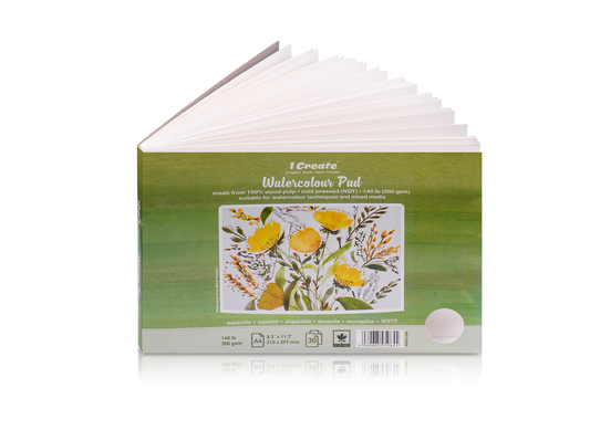 A4 Watercolour Pad | 300 gsm, 30 Sheets
