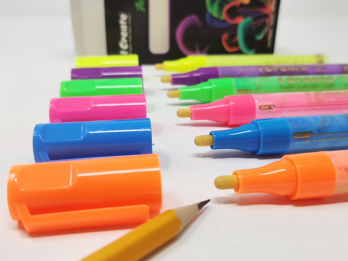 NEON Pens | Acrylic Paint Pens | 6 Set