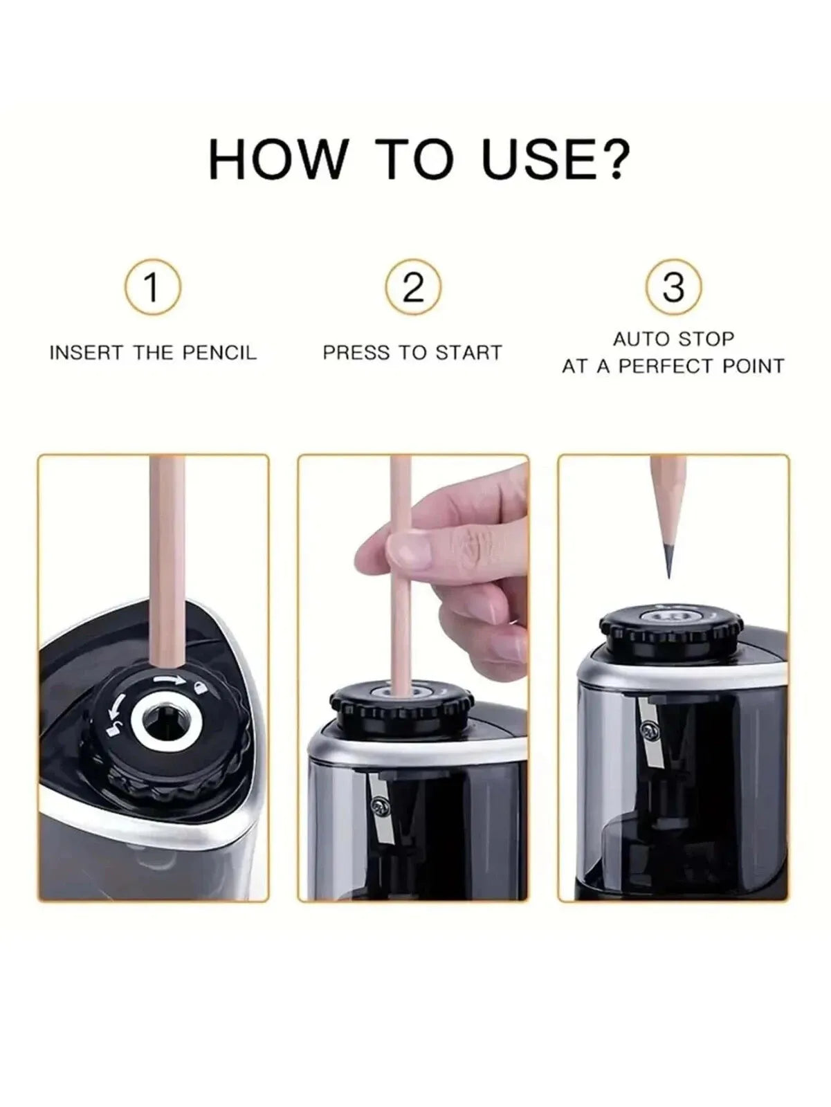 Tihoo Motarised Pencil Sharpener