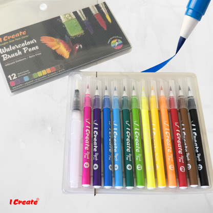 Watercolour Brush-Pens | Set of 12