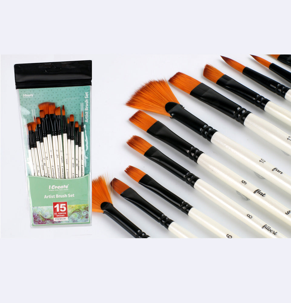 Brush Set for Acrylic, Watercolour or Oil Paint image 0