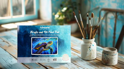 A3 Acrylic and Oil Paint Pad | 350 gsm, 15 Sheets