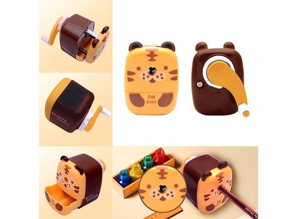 Tiger Hand Crank Pencil Sharpener