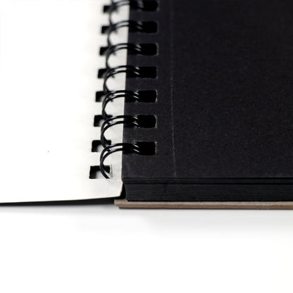Black Sketch Pad | 9"x12", 190 gsm, 40 Sheets